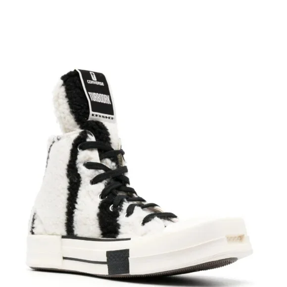 BNWT SS24 RICK OWENS DRKSHDW x CONVERSE TURBODRK SNEAKERS 7 & 8 & 9 - Picture 11 of 13